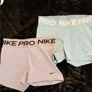 Nike Pro Women's Athletic Shorts Set